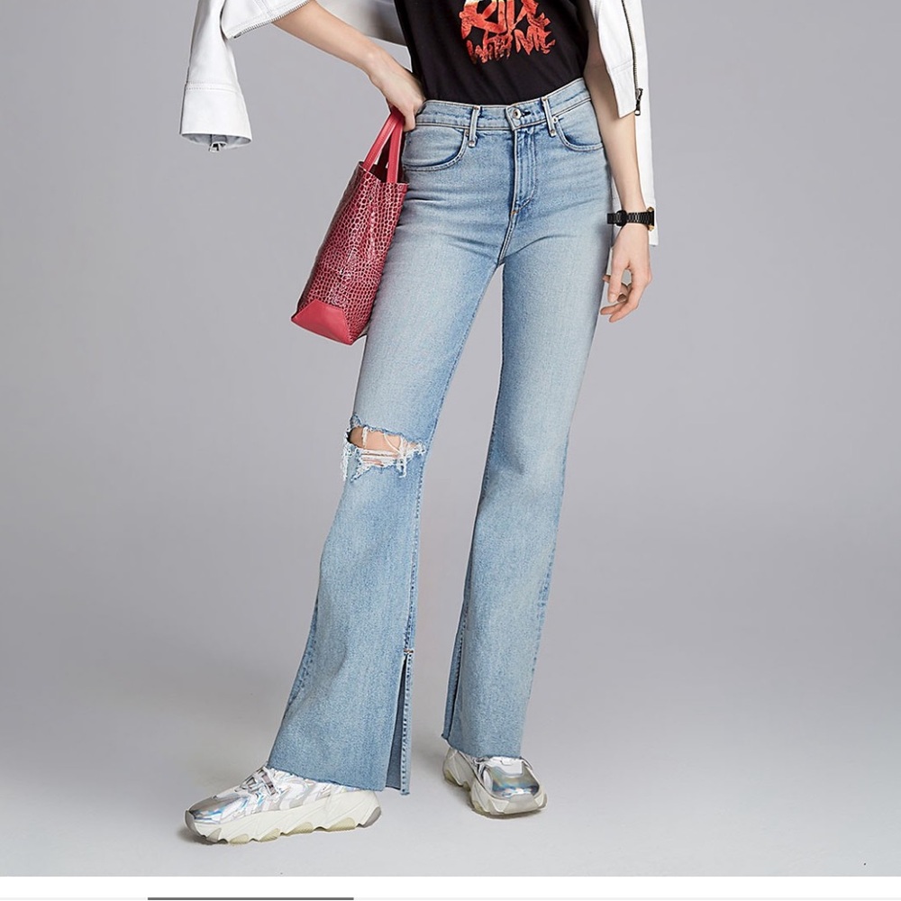 Rag & bone Nina high rise flare boot leg jeans 24